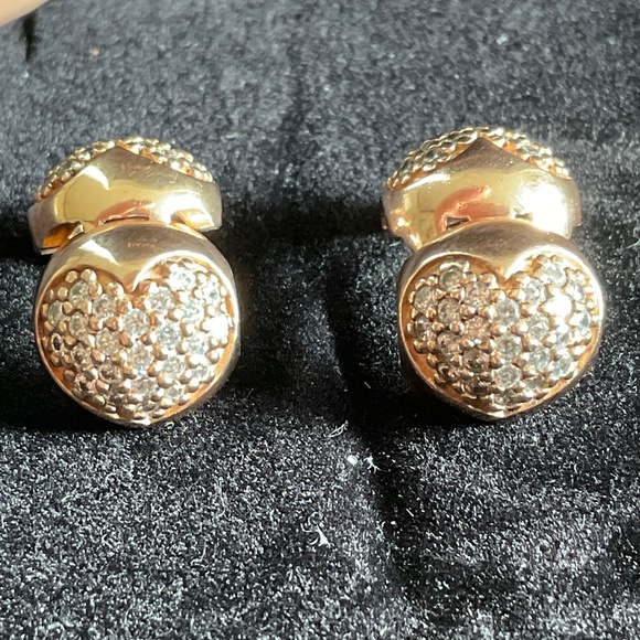 Pair of Pandora rose gold clasp - Picture 2 of 4